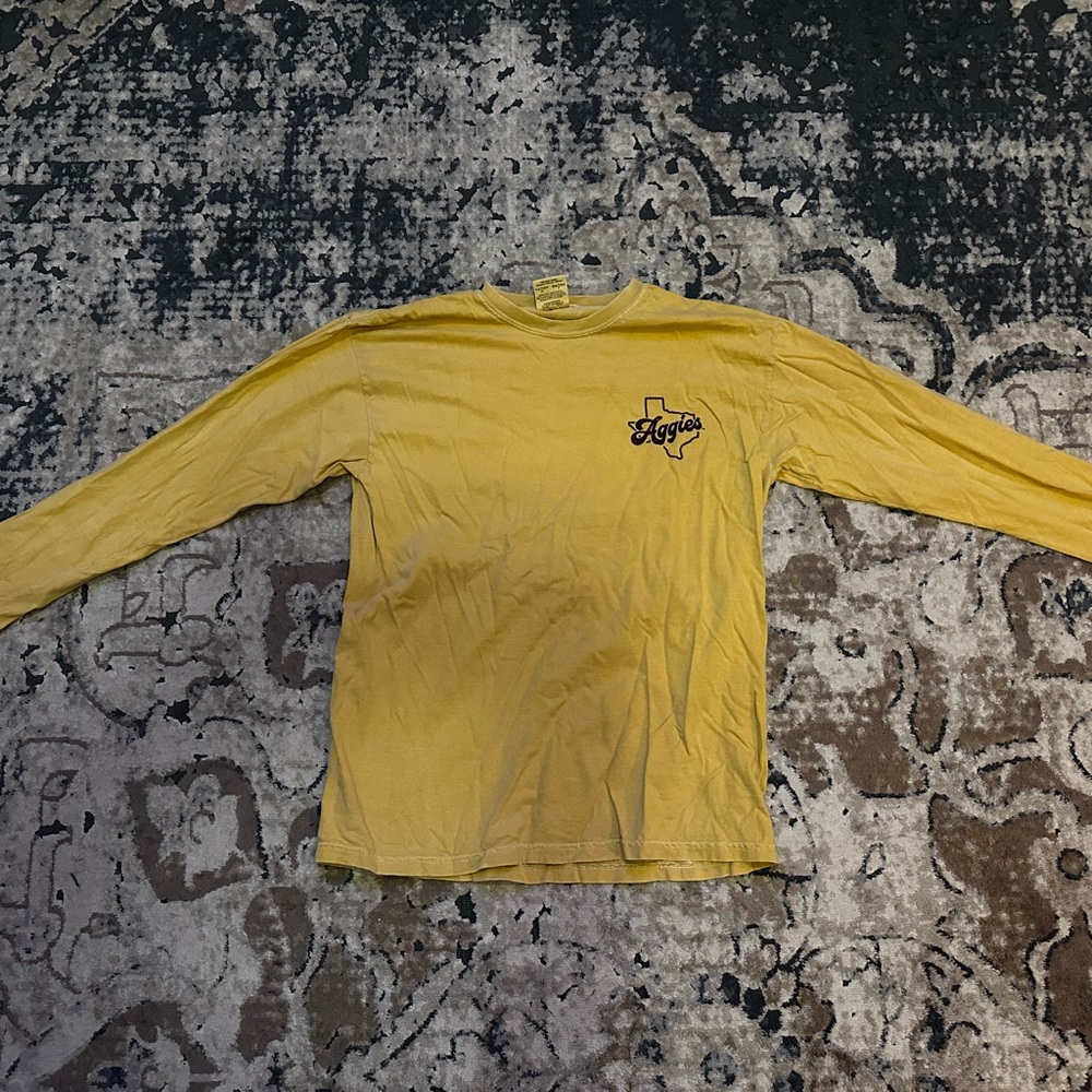 Comfort Colors Yellow Long Sleeve Tee
